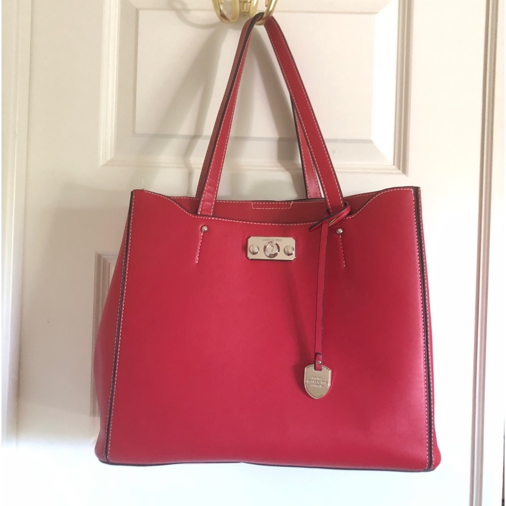 London Fog Aubry Vegan Leather Tote Bag